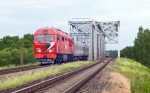 Тепловоз ТЭП70БС-175 с поездом № 80 Калининград - СПб