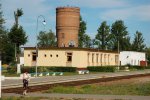 станция Городок: Пост ЭЦ и водонапорная башня
