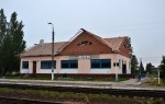Здание станции на ремонте