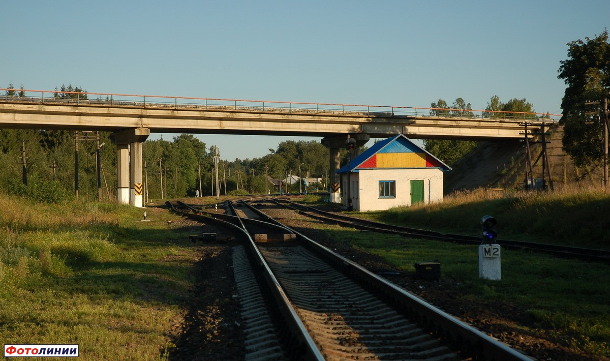 Вид станции в сторону Езерища