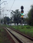 Входной светофор PR (чётный, Рига) с обводного пути из Риги