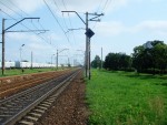 станция Шкиротава: Повторительный светофор aP2A. Вид в сторону Саласпилса