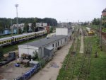о.п. Вагону Паркс: ПТО дизель-поездов и пути "Е" парка Риги-технической