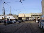 станция Рига-Пасажиеру: Путепровод улицы Прагас в чётной горловине