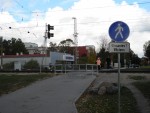 станция Огре: Пешеходный переход в чётной горловине