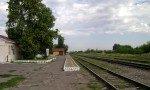 станция Терновка: Платформа, вид в сторону Грязей