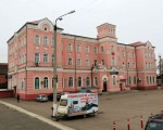 станция Борисоглебск: Пассажирское здание. Вид с привокзальной площади
