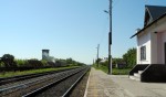 станция Плавица: Вид с платформы в сторону Поворино