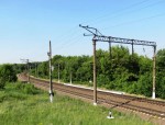 о.п. 126 км: Платформа Алексеевского направления.Вид в сторону Острогожска
