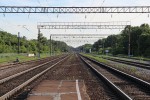 станция Летяжевка: Вид в сторону станции Пады