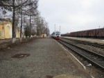 станция Касторная-Курская: Вид с платформы в восточном направлении