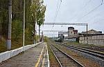 станция Рамонь: Вид с платформы в сторону тупика