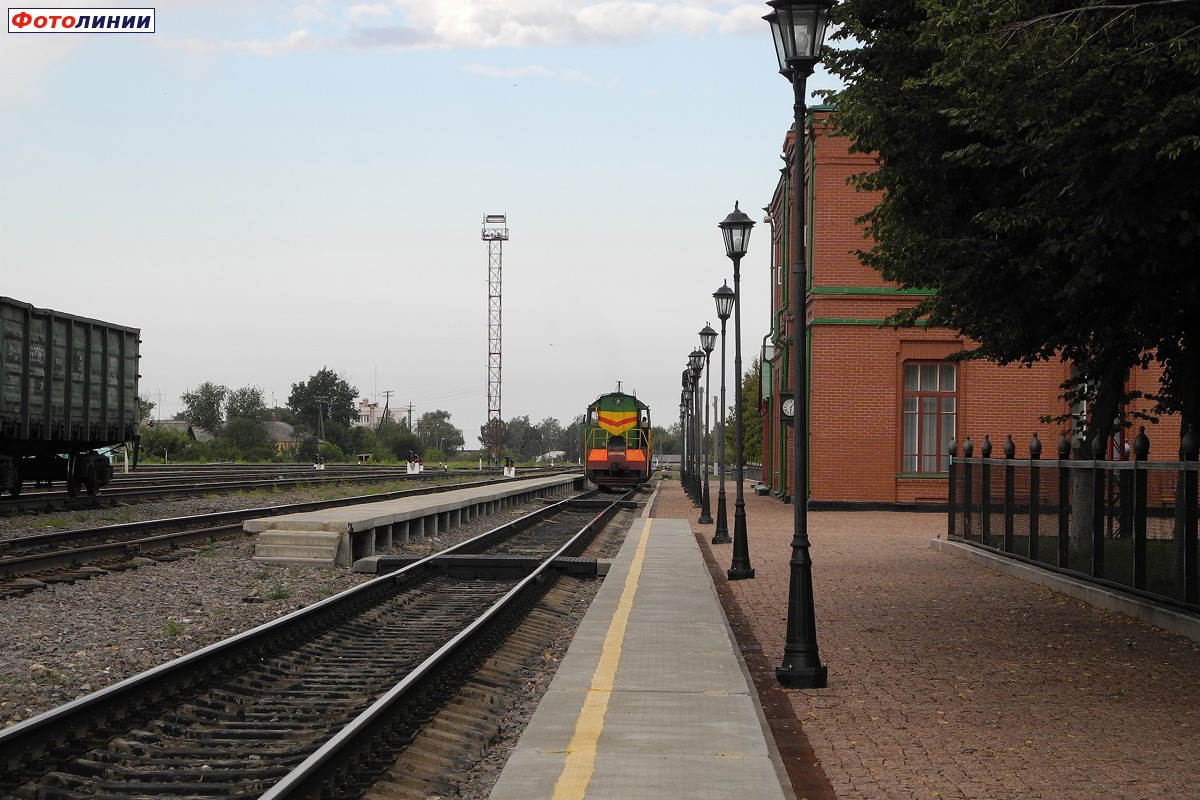 Платформы с южной стороны вокзала