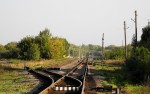 станция Ржакса: Вид из чётной горловины (в сторону Балашова)