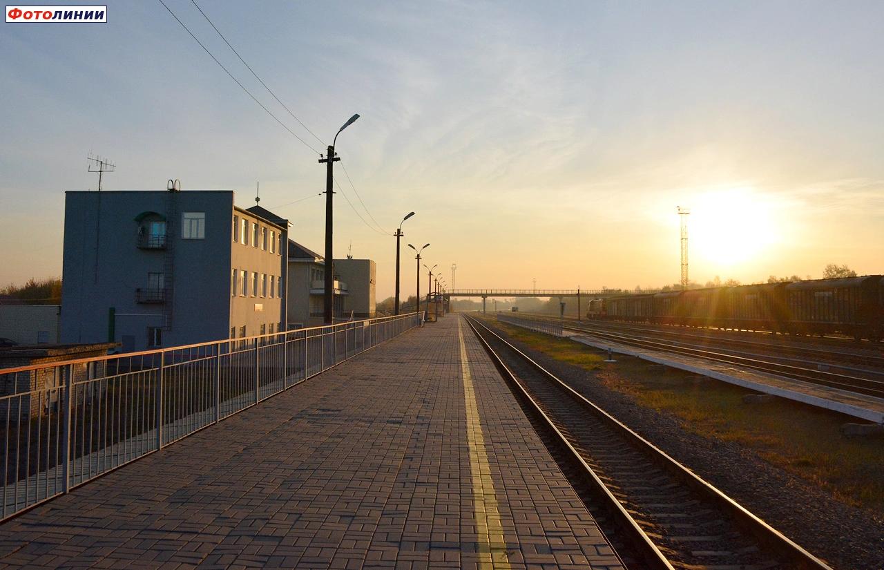 Вид с платформы в сторону Балашова
