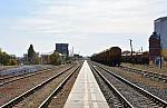 станция Романовка: Вид с платформы в сторону Балашова