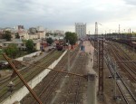 станция Белгород: Вид на станцию в сторону Ржавы и Купянска