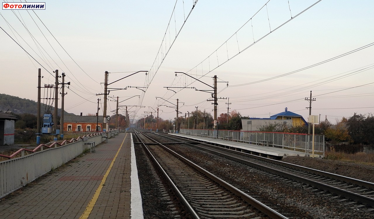 Вид с платформы в сторону Курска