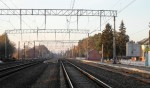 станция Гостищево: Вид в сторону Белгорода