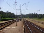 станция Лиласте: Вид с перрона в сторону Царникавы