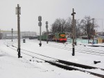станция Белгород-Cумской: Выходные светофоры нечетного направления, вид в сторону Готни