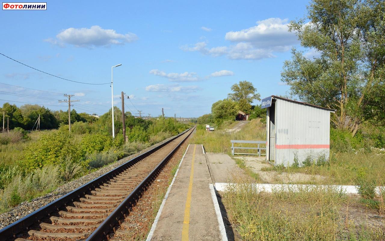 Вид с платформы в сторону Белгорода