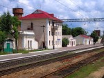 станция Новая Бавария: Пост ЭЦ и вокзал
