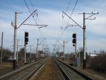 станция Люботин-Западный: Входные светофоры ЧН и Ч