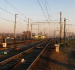 станция Полтава-Южная: Маневровые М16 и М18 в четной горловине
