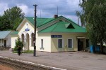 станция Огульцы имени Александра Пучко: Пассажирское здание до электрификации