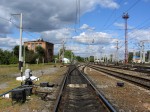 станция Полтава-Южная: Вид Пассажирского парка в сторону Харькова и Киева