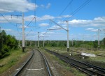 станция Полтава-Южная: Вид в сторону Полтавы-Киевской