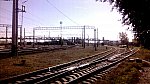станция Полтава-Южная: Пути станции в четной половине(район Сортировочного парка). Вид на станцию