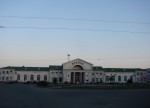 станция Полтава-Киевская: Здание вокзала. Вид со стороны города