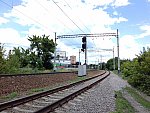 станция Полтава-Киевская: Входной светофор Ч со стороны Ромодана