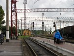 станция Гребенка: Вид в сторону Киева, Черкасс