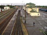 станция Гребенка: Путевое развитие и здания (вокзалы) станции