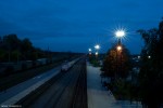 станция Змиев: Вид с пешеходного моста в нечетнем направлении