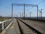 станция Красноград: Вид в сторону Лозовой