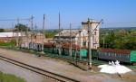 станция Красноград: Вид передвижной тяговой подстанции