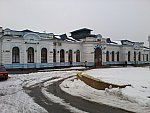 станция Красноград: Вокзал со стороны города