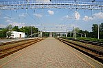 станция Карловка: Вид в сторону Краснограда