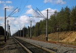 станция Малая Перещепинская: Вид в сторону Кременчуга, чётные входные светофоры