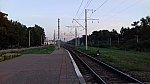 станция Лещиновка: Маневровый светофор М3. Вид на Кременчуг