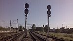 станция Кременчуг: Входной Светофор Н2Р(со стороны Рокитной) и входной светофор НК(со стороны Кахновки)