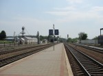 станция Тростянец-Смородино: Вторая платформа. Направление в сторону Харькова