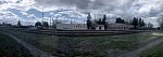 станция Лохвица: Пост ЭЦ и панорама станции: вправо - Бахмач, Гадяч