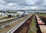 станция Ромны: Локомотивное депо и паровоз-памятникк