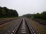 станция Григоровка: Вид в сторону Лохвицы