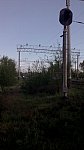 станция Крюков-на-Днепре: Маневровый светофор М22 на заброшенном подъездном пути